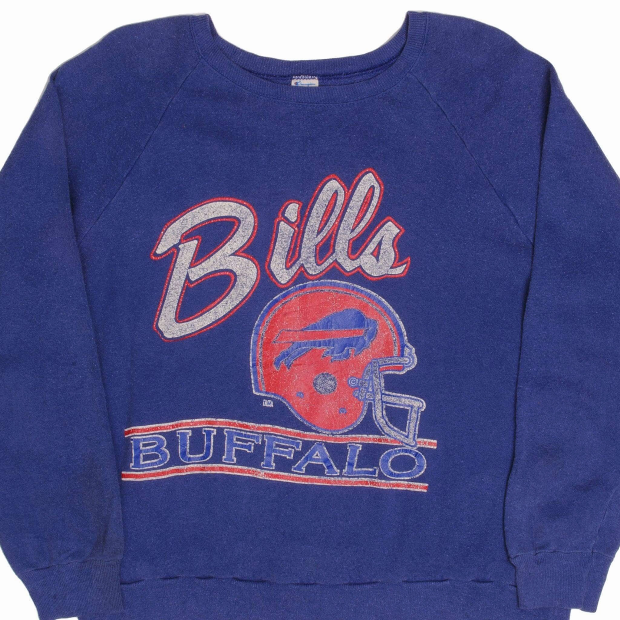 Festival Outfit VINTAGE CHAMPION NFL BUFFALO BILLS SWEATSHIRT 1980S XL MADE USA