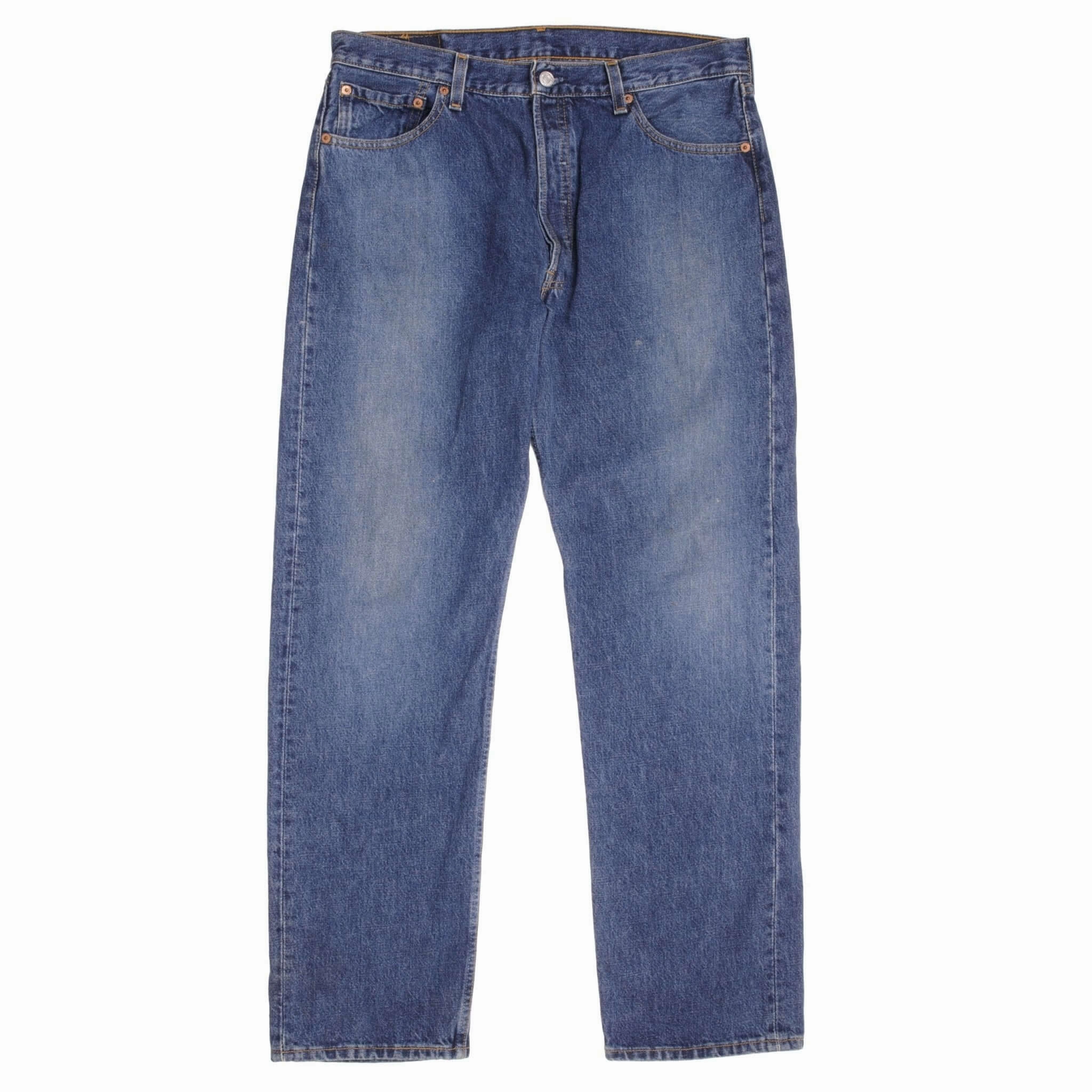 All Season Fabric Weight Breathable Work Meeting Relaxed Style VINTAGE LEVIS 501 JEANS INDIGO 1990S SIZE W35 L31 MADE IN USA