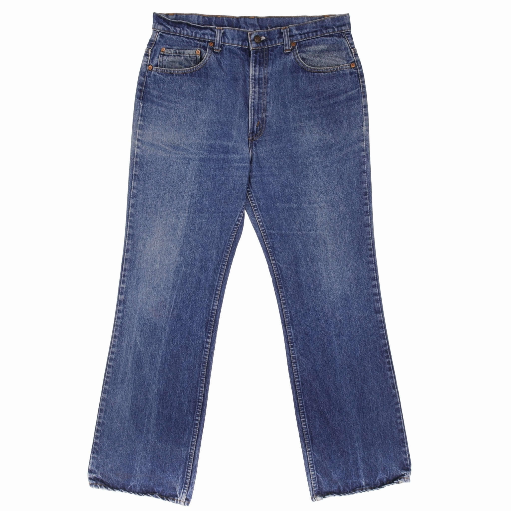 VINTAGE LEVIS 517 JEANS INDIGO 1980S SIZE W35 L31 MADE IN USA High-Quality Fabric Suitable Fit