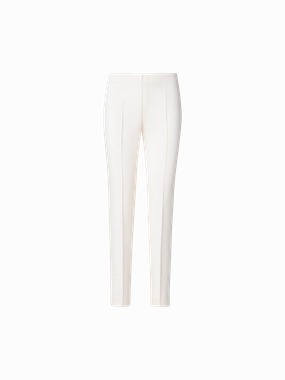 Slim Silk Stretch Cr??pe Pants Movement Fit