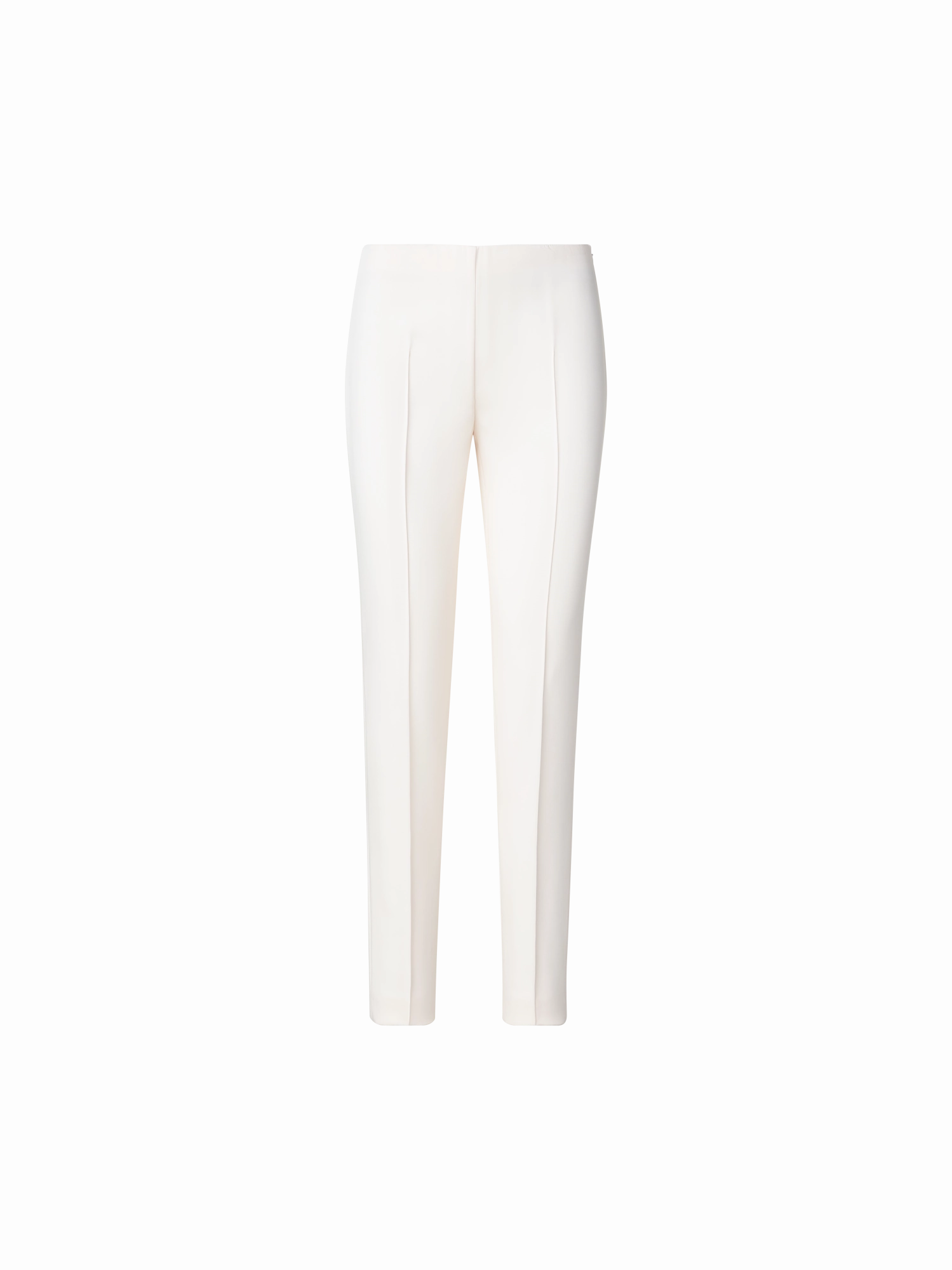 AntiStaticFinish Modern Relaxed Slim Silk Stretch Cr??pe Pants