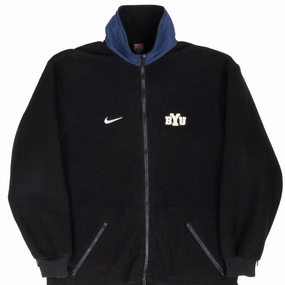 car VINTAGE NIKE BYU BRIGHAM YOUNG FLEECE JACKET 1990S MEDIUM