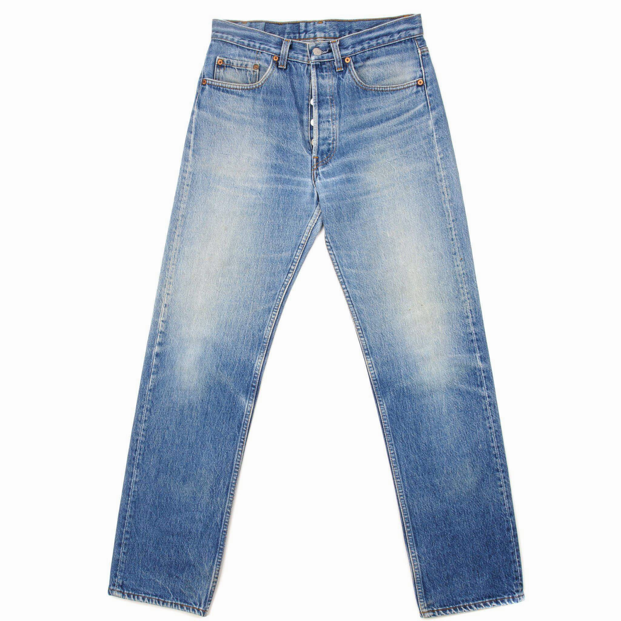 VINTAGE LEVIS 501 JEANS INDIGO 1988-1993 SIZE W30 L31 MADE IN USA Sustainable Student Outfit Nature Lover