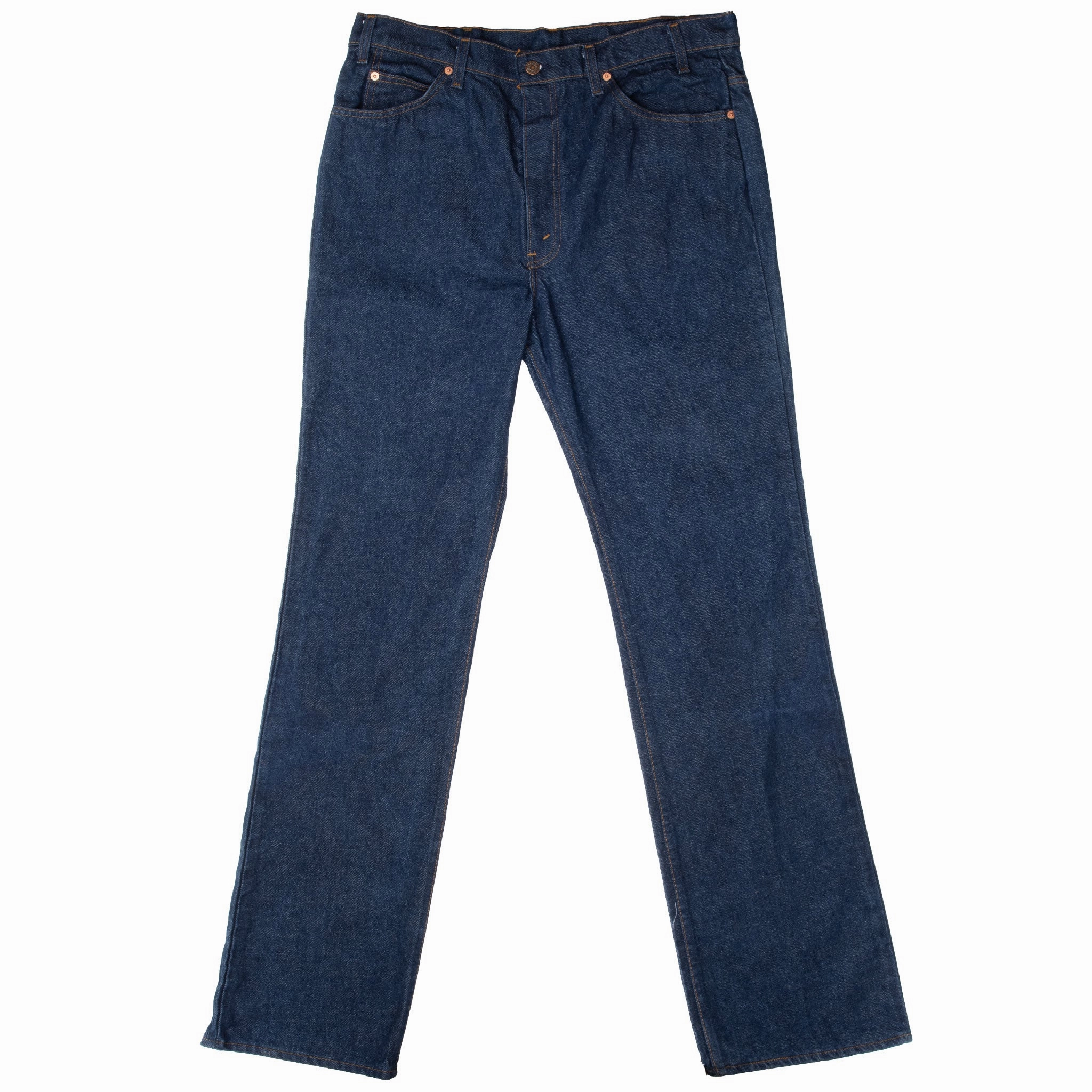 VINTAGE LEVIS 517 ORANGE TAB DARK WASH INDIGO JEANS 1980S 38X36 MADE IN USA Stretch Road Trip Brunch Outfit Cool Essentials