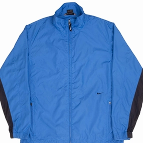 VINTAGE NIKE CLASSIC BLUE WINDBREAKER JACKET 2000S SIZE MEDIUM Aim Performance Fit