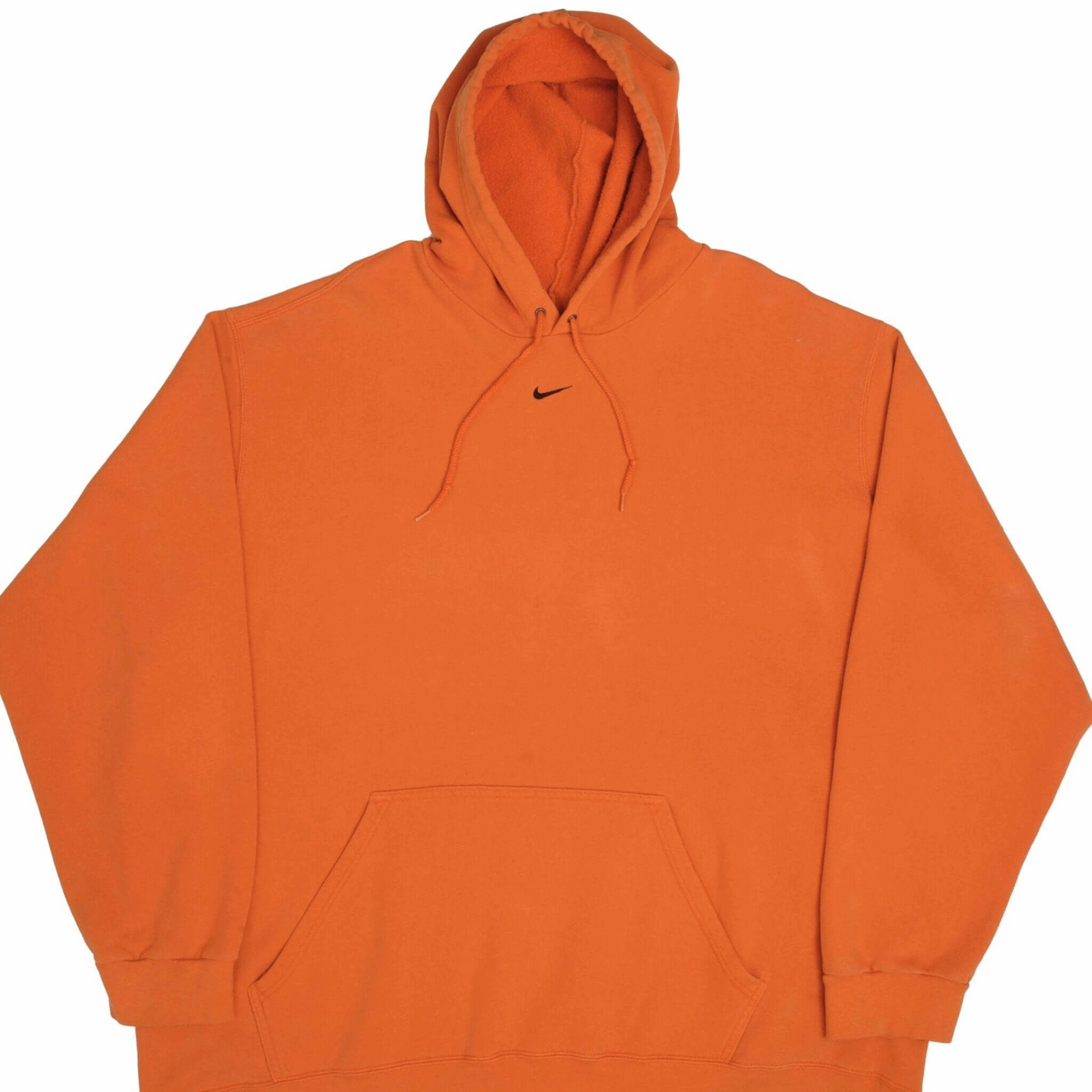 VINTAGE NIKE CENTER SWOOSH ORANGE TRAVIS SCOTT HOODIE 2000S 3XL Relaxed Vibe