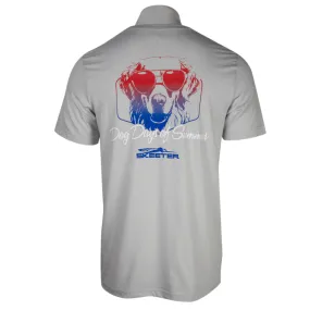 Cozy And Stylish SeamFreeShoulders Dog Days of Summer Tee