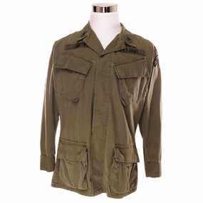 Poise age - appropriate VINTAGE US ARMY TROPICAL COMBAT JACKET 5TH PATTERN 1970 RIP STOP VIETNAM WAR SIZE SMALL REGULAR WITH INSIGNAS