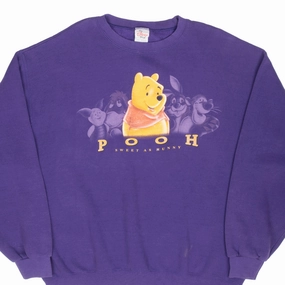 brooch accents VINTAGE DISNEY WINNIE THE POOH 1990S SWEATSHIRT 2XL MADE IN USA