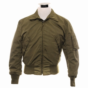 VINTAGE US ARMY COLD WEATHER JACKET HIGH TEMPERATURE RESISTANT 1986 SIZE SMALL SHORT DEADSTOCK NOS Symbol Permit