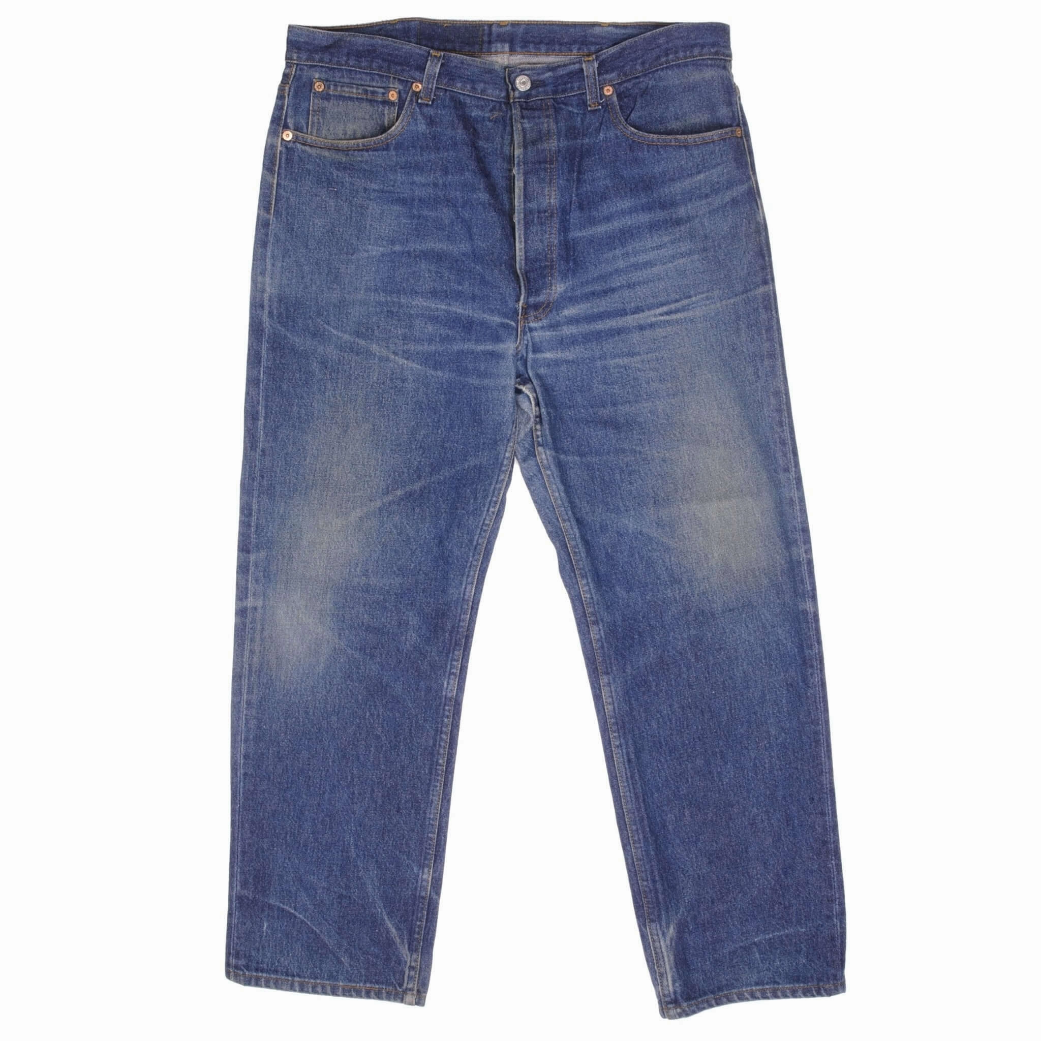 Daily Wear Breathable Classic Work Ready Neutral VINTAGE LEVIS 501 JEANS INDIGO 1980S SIZE W38 L29 MADE IN USA