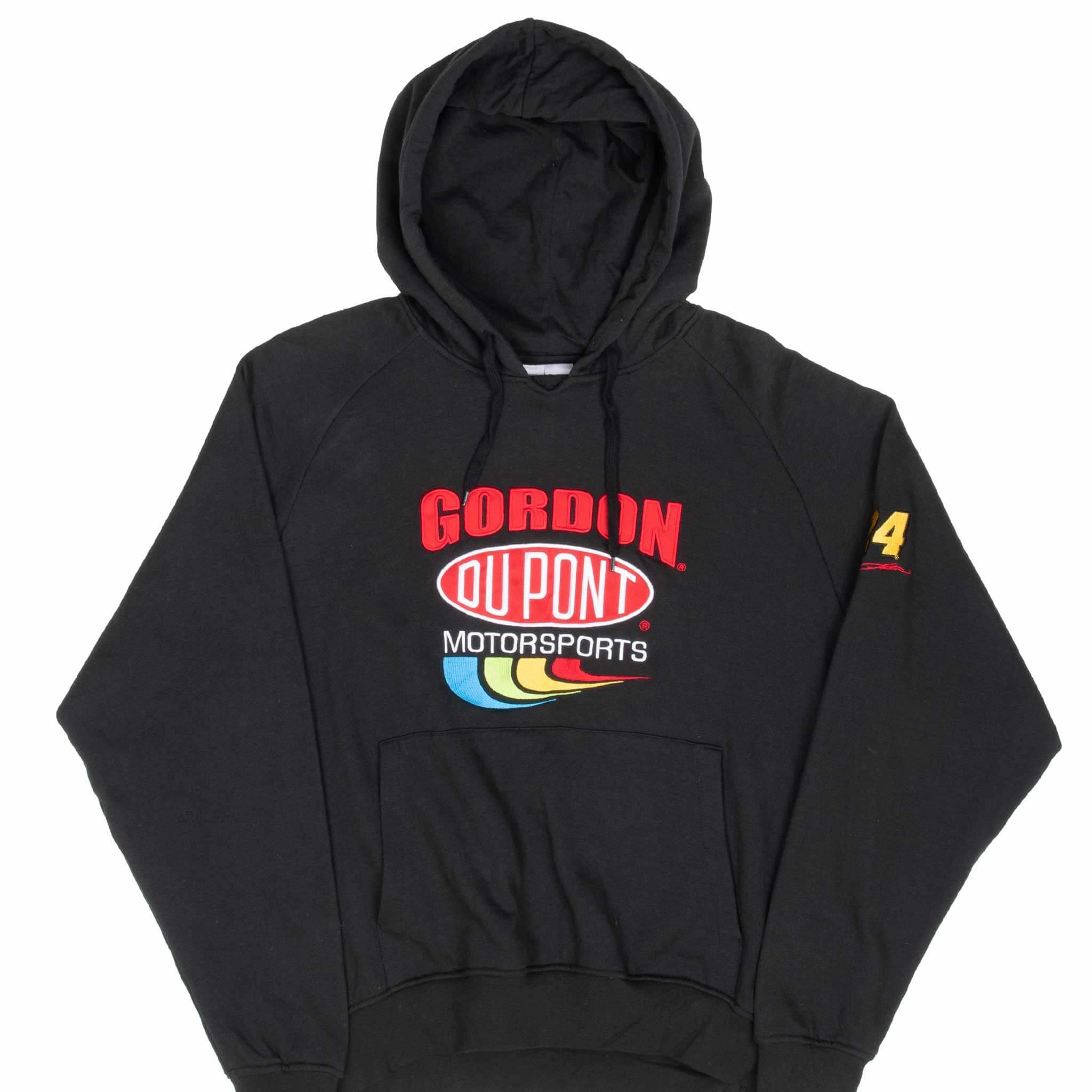 snap buttoned Contrast Trim VINTAGE NASCAR JEFF GORDON DUPONT 2008 SWEATSHIRT XL DEADSTOCK
