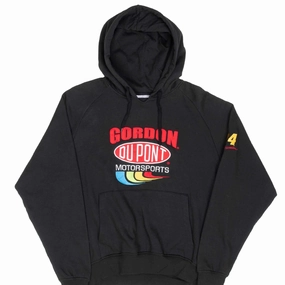 snap buttoned Contrast Trim VINTAGE NASCAR JEFF GORDON DUPONT 2008 SWEATSHIRT XL DEADSTOCK