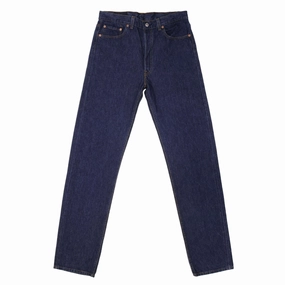 VINTAGE LEVIS 501 INDIGO DARK WASH JEANS 1990S SIZE 33X36 MADE IN USA Rugged Feel Streetwear Fan Night Out