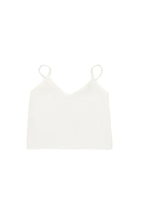 Comfort Waist Cotton Blend Spaghetti Tank