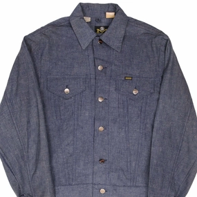 Light Insulation Convertible Features VINTAGE MAVERICK BLUE BELL DENIM JACKET 3J47MJ SIZE 36 MADE IN USA 1960s