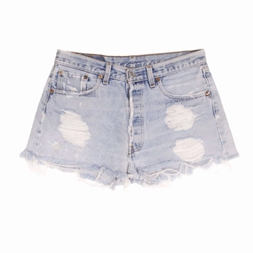 VINTAGE LEVIS 501 SHORT JEANS INDIGO 1990S SIZE W32 MADE IN USA Modern Silhouette Trendy High Quality