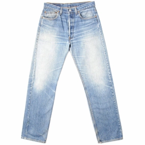 VINTAGE LEVIS 501 JEANS INDIGO 1988-1993 SIZE W31 L31 MADE IN USA Low Maintenance Fabric