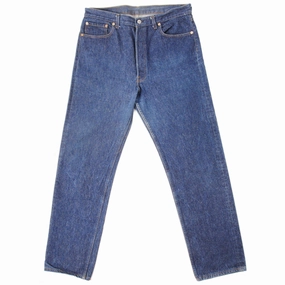 Base Wear VINTAGE LEVIS 501 JEANS INDIGO 1988-1993 SIZE W35 L32 MADE IN USA