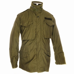 VINTAGE US ARMY M-1965 M65 FIELD JACKET 1969 VIETNAM WAR SIZE SMALL REGULAR Express Drop Hood Style