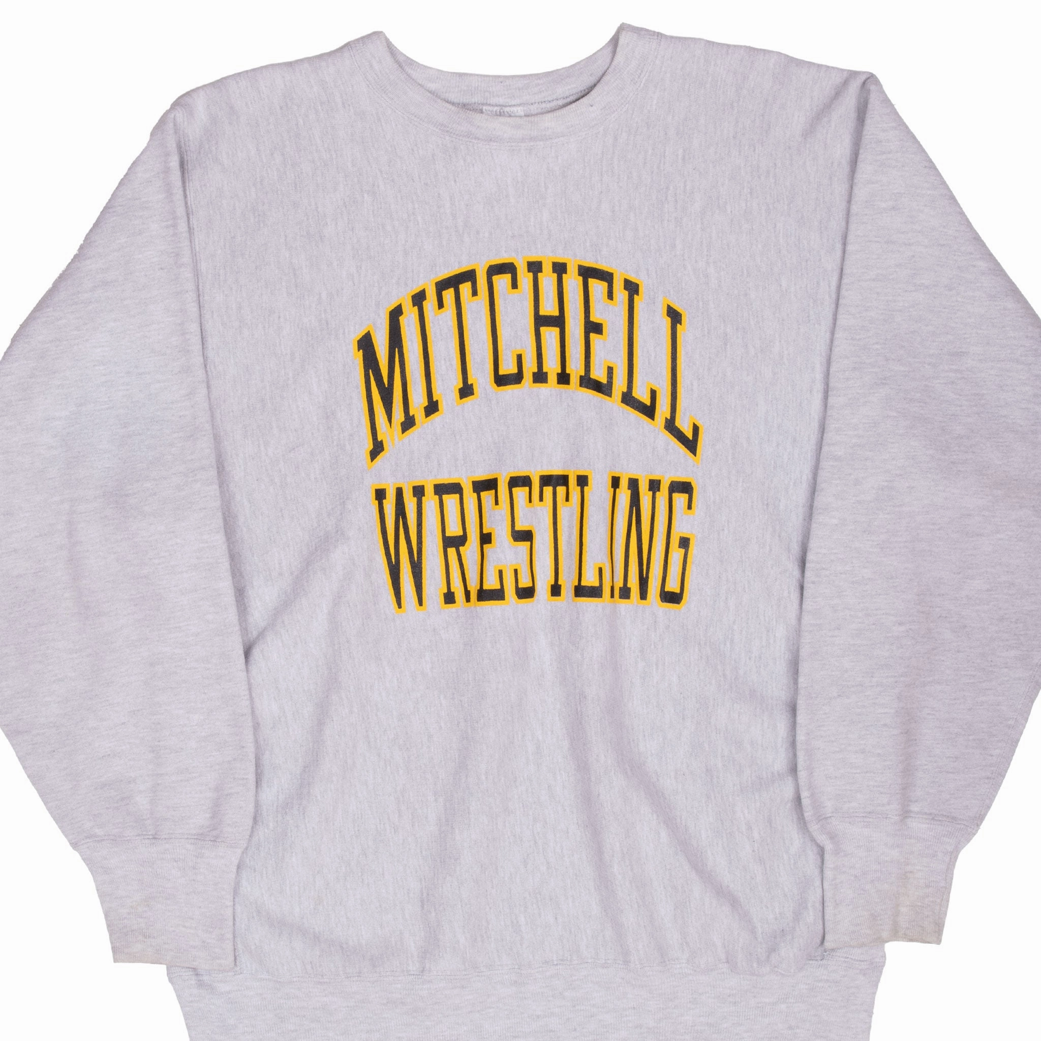 Personalized VINTAGE MITCHELL WRESTLING CHAMPION REVERSE WEAVE SWEATSHIRT 1990S 2XL MADE USA