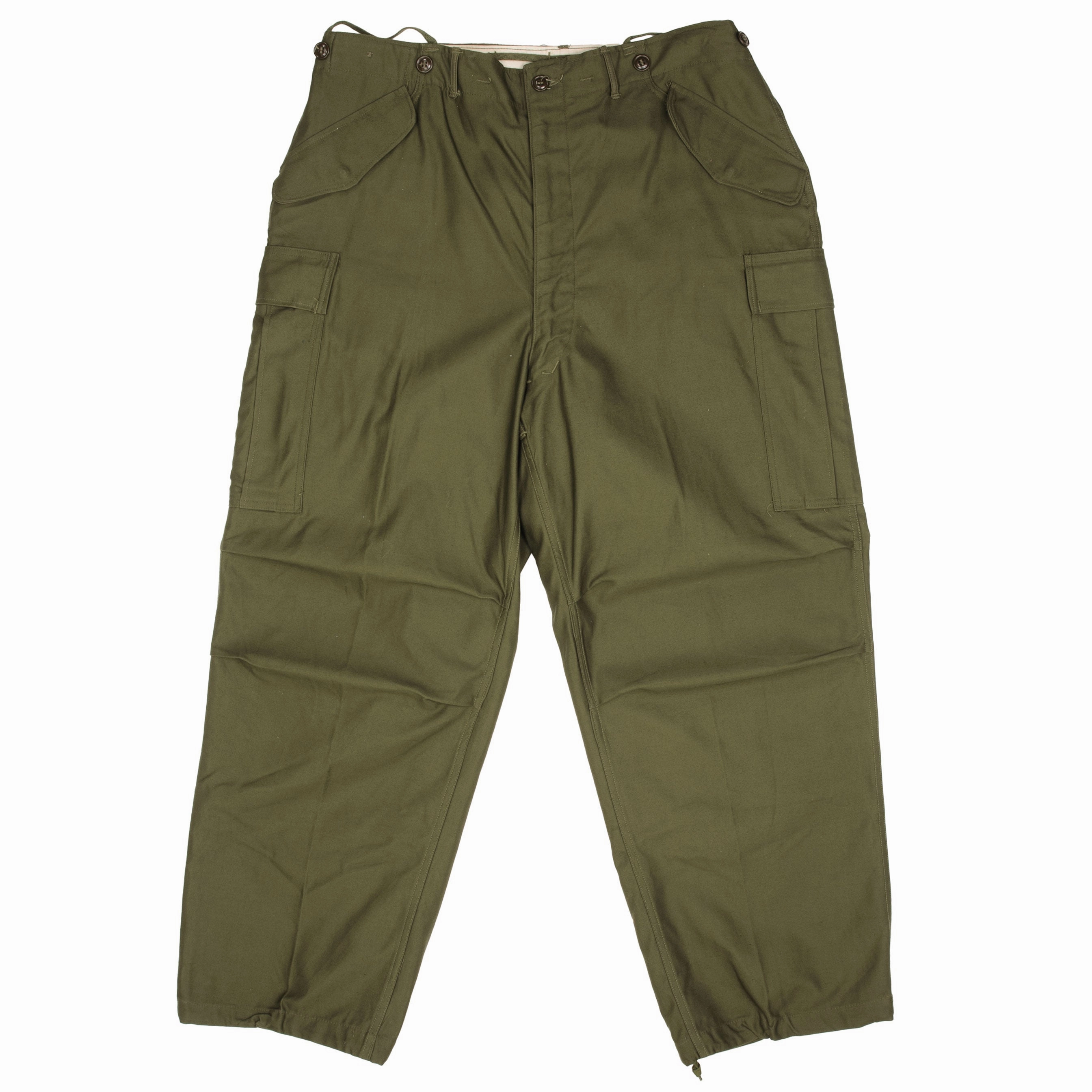 VINTAGE US ARMY FIELD TROUSERS PANTS M51 1952 KOREAN WAR LARGE REG DEADSTOCK Comfort Stretch