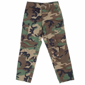 VINTAGE US ARMY WOODLAND CAMO COMBAT TROUSERS PANTS 1987 SMALL SHORT DEADSTOCK Timeless Comfort Wear Soft Performance