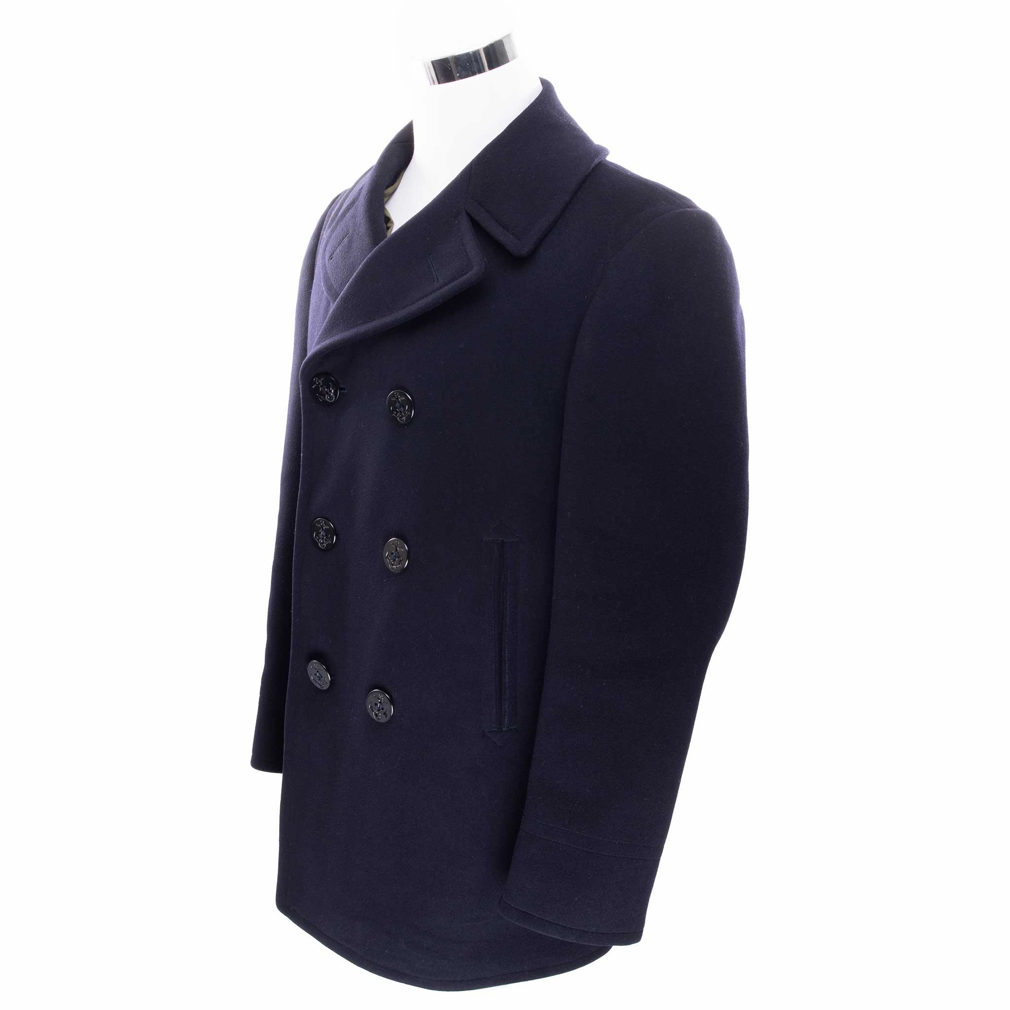 VINTAGE USN US NAVY PEACOAT 1958 SIZE 40 Clean Minimal Look