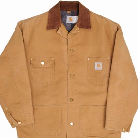 VINTAGE CARHARTT MICHIGAN CHORE LINED JACKET 1990S SIZE LARGE Commend Comfort Shield