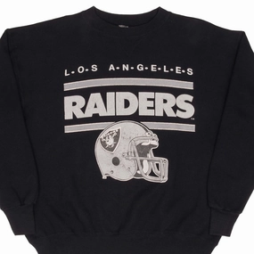 VINTAGE NFL LOS ANGELES RAIDERS CHAMPION 1990S SWEATSHIRT SIZE LARGE MADE IN USA Scoop neck product poplin smoothness