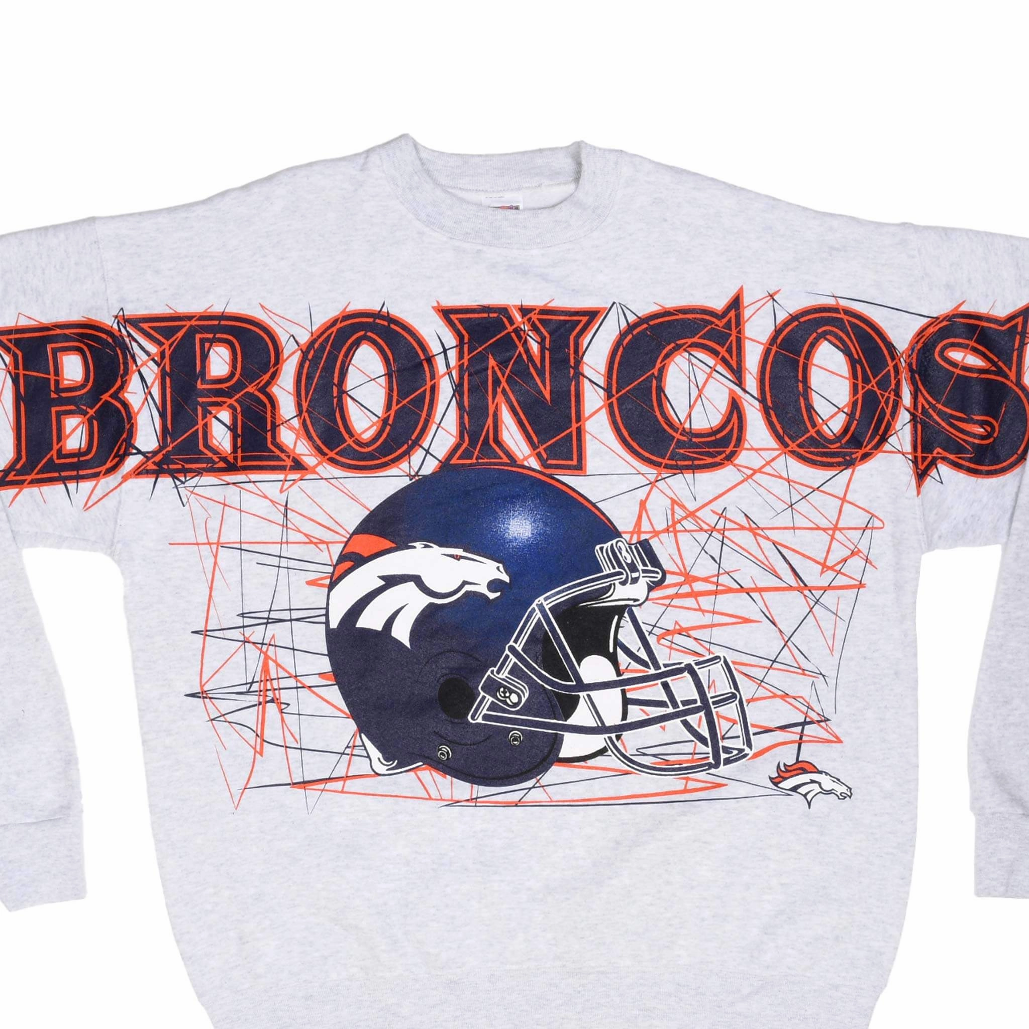 product surfing suitable balance Hoodie Fashion VINTAGE NFL DENVER BRONCOS ALL OVER PRINT 1990S SWEATSHIRT SIZE XL
