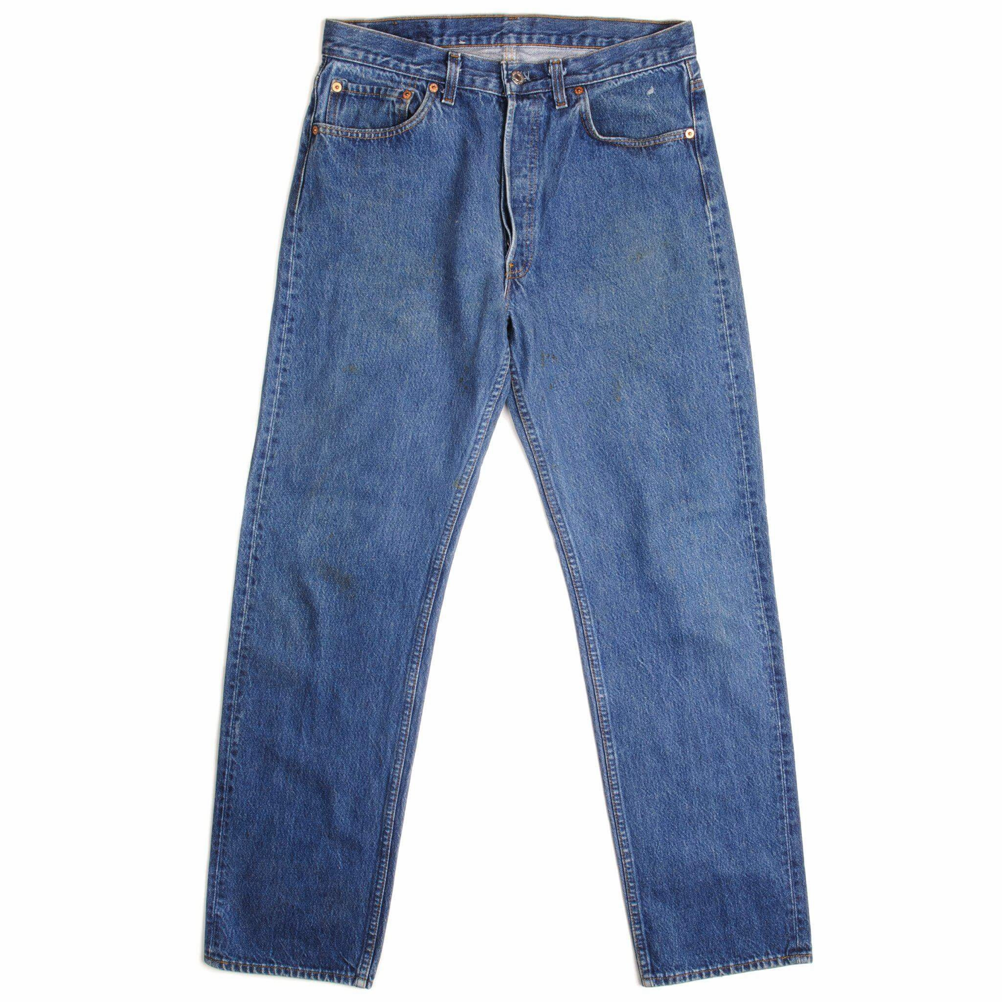 High Rise Casual Staple VINTAGE LEVIS 501 JEANS 1988-1993 INDIGO SIZE W32 L31 MADE IN USA