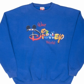 VINTAGE DISNEY WALT DISNEY WORLD SWEATSHIRT 1990S 2XL MADE IN USA Simple Layer