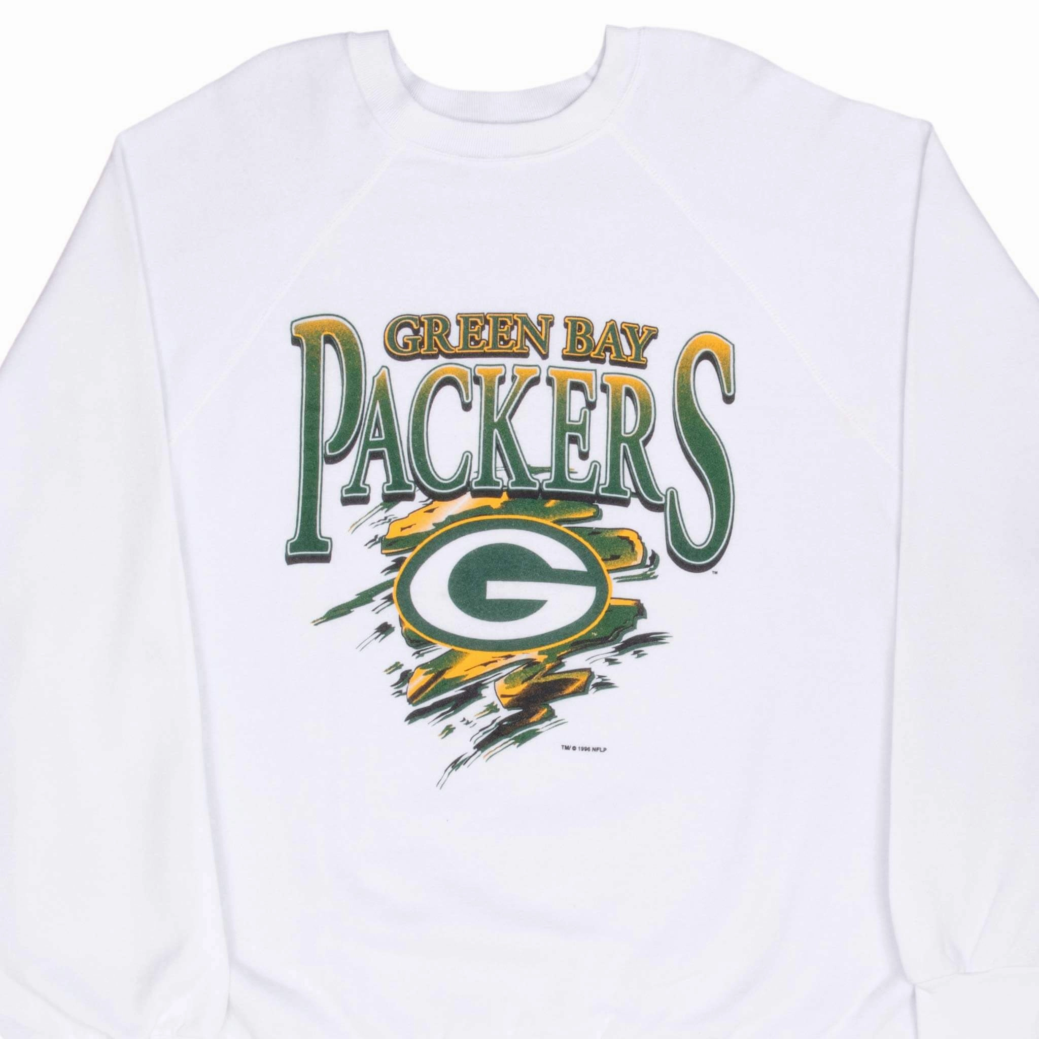 product chambray casualness Comfy Feel VINTAGE NFL GREEN BAY PACKERS 1996 SWEATSHIRT 4XL MADE IN USA