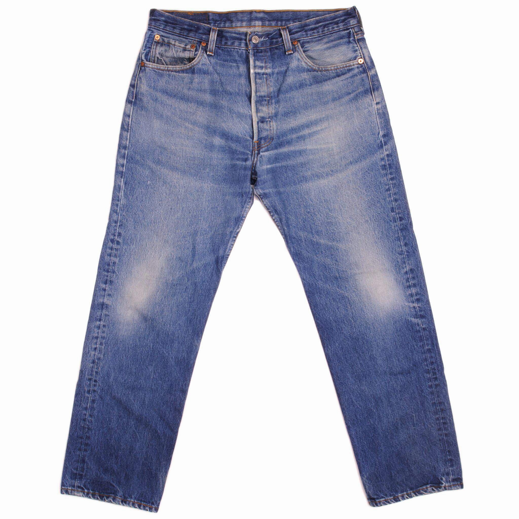 Common Wear Couple Look Lightweight VINTAGE LEVIS 501 JEANS INDIGO SIZE W35 L29 1990's MADE IN USA