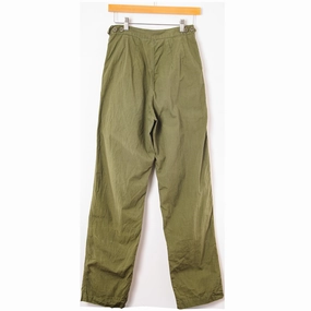 US ARMY FIELD TROUSERS PANTS WOMENS SLACKS 1967 VIETNAM WAR SIZE 26X32 Soft Finish Cold Weather Wear
