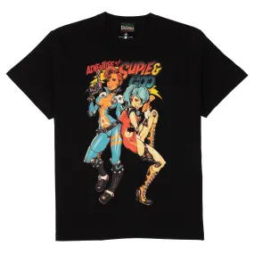Adventure of Supie & Goo T-shirt - Black Comfortable Look