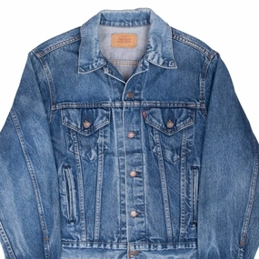 VINTAGE LEVIS TYPE 3 DENIM JACKET 4 POCKETS 70506 1980S SIZE 44 MADE IN USA Late Season