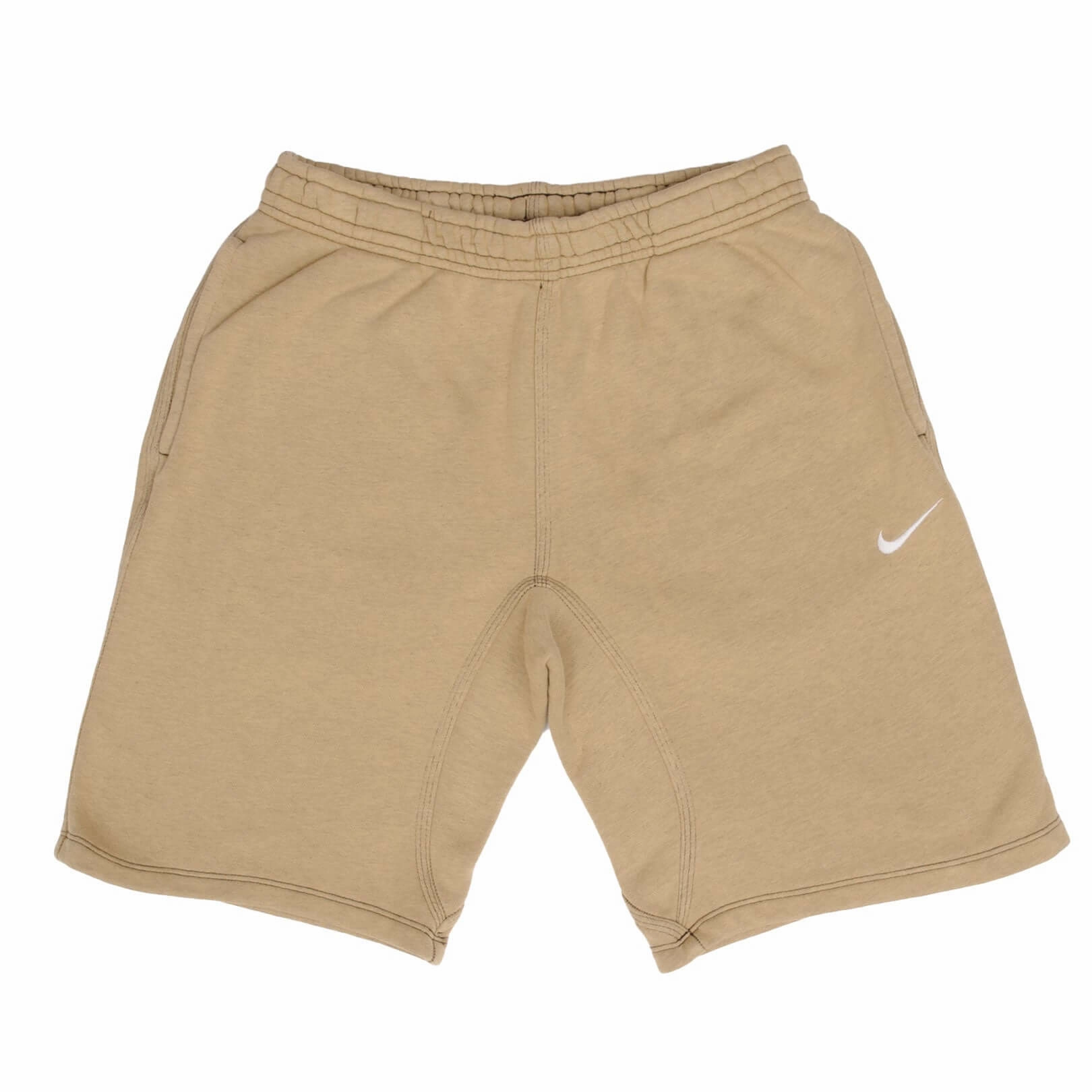 VINTAGE NIKE CLASSIC SWOOSH CUSTOM MADE SANDSTONE SHORTS Snag Free Zipper Baby shower gift