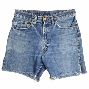 VINTAGE LEVIS 517 SHORT JEANS INDIGO SIZE W32 MADE IN USA Quick Layer Wear