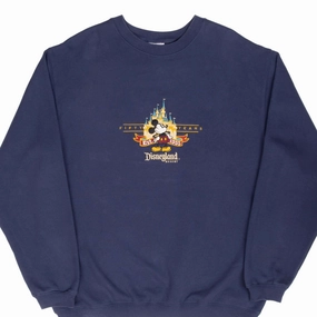 VINTAGE DISNEYLAND RESORT FIFTY YEARS ANNIVERSARY 2005 SWEATSHIRT LARGE Versatile Layer product sporty appeal