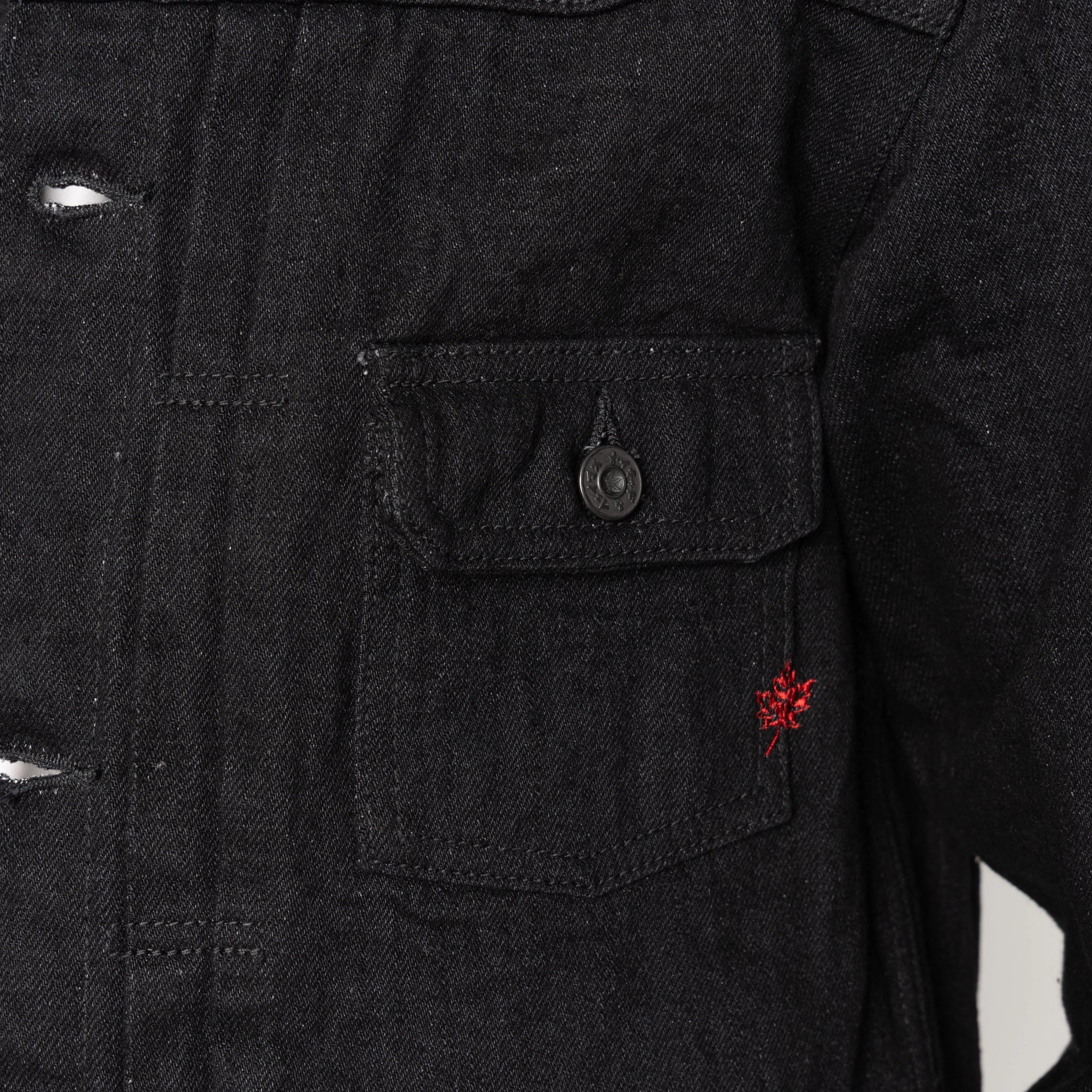 Breathable Technology Minimize Heritage Denim Jacket - MIJ13 - Okayama Spirit Kuro