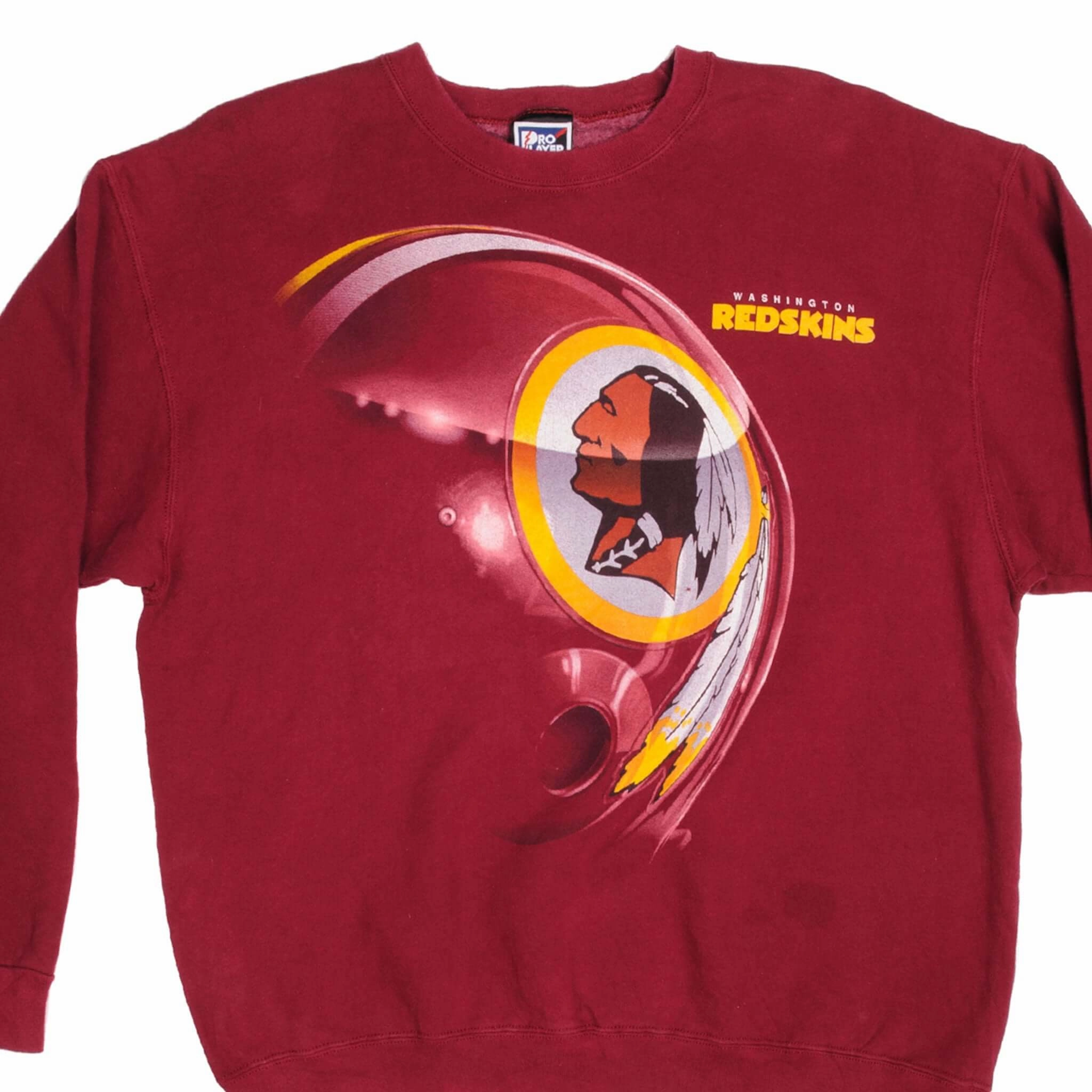 VINTAGE NFL WASHINGTON REDSKINS SWEATSHIRT 1990S SIZE XL stud accents Anti-pilling