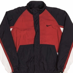Non Irritating Lining Resistant Shell VINTAGE NIKE BIG SWOOSH WINDBREAKER JACKET 1990s SIZE XL DEADSTOCK