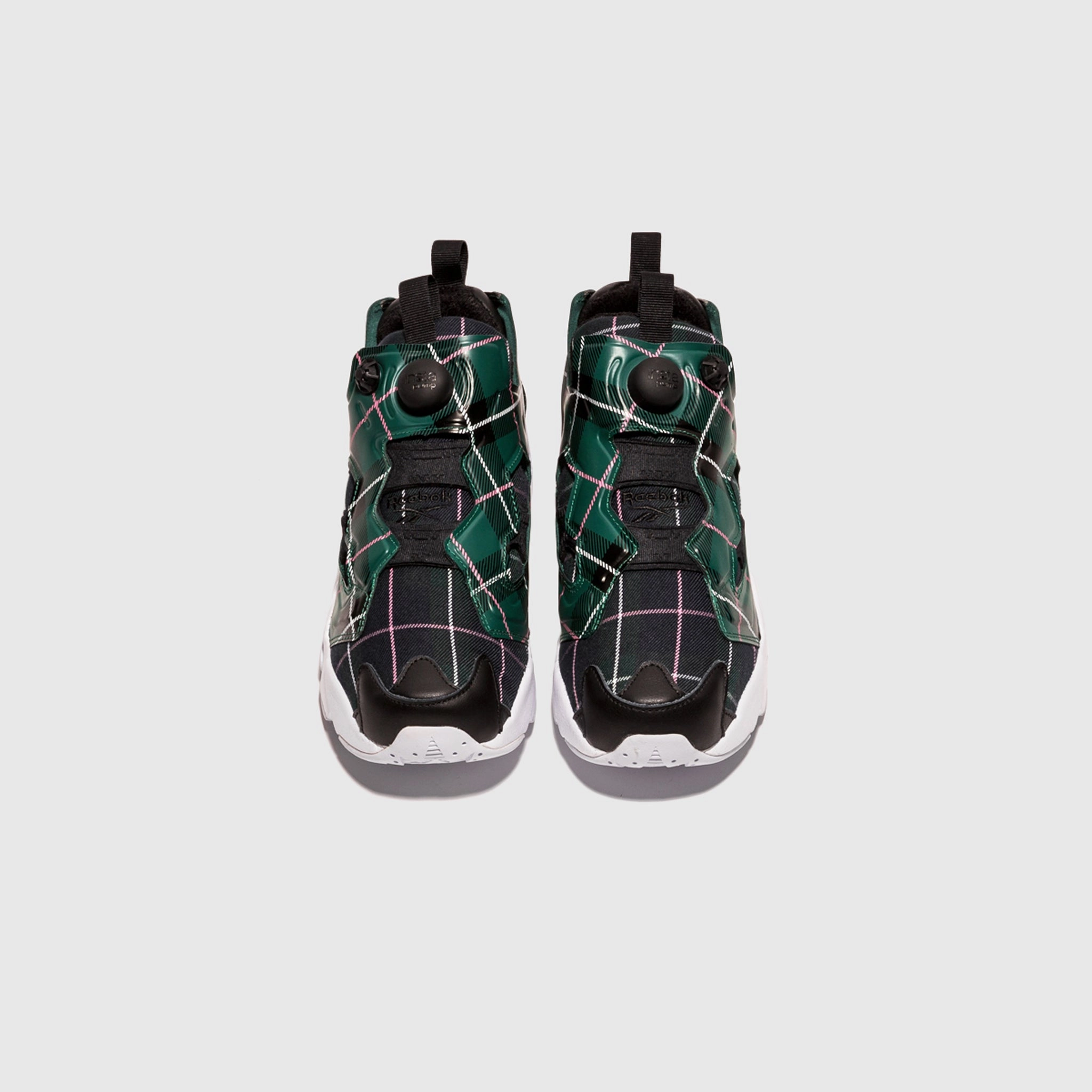 Compression Molded Sole Ventilation Channel Design INSTAPUMP FURY OG X OPENING CEREMONY "PLAID PACK"