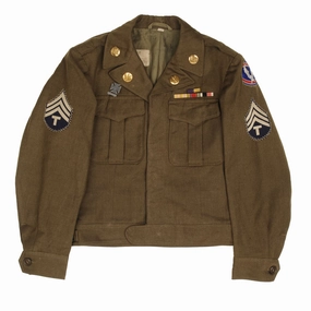 Perfume VINTAGE US ARMY AIRBORNE POST WW2 OFFICER DRESS IKE JACKET SIZE 34R 1940S