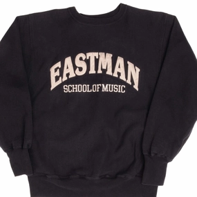 VINTAGE REVERSE WEAVE  EASTMAN SCHOOL OF MUSIC SWEATSHIRT 1990S SIZE LARGE Fashionable Vibes