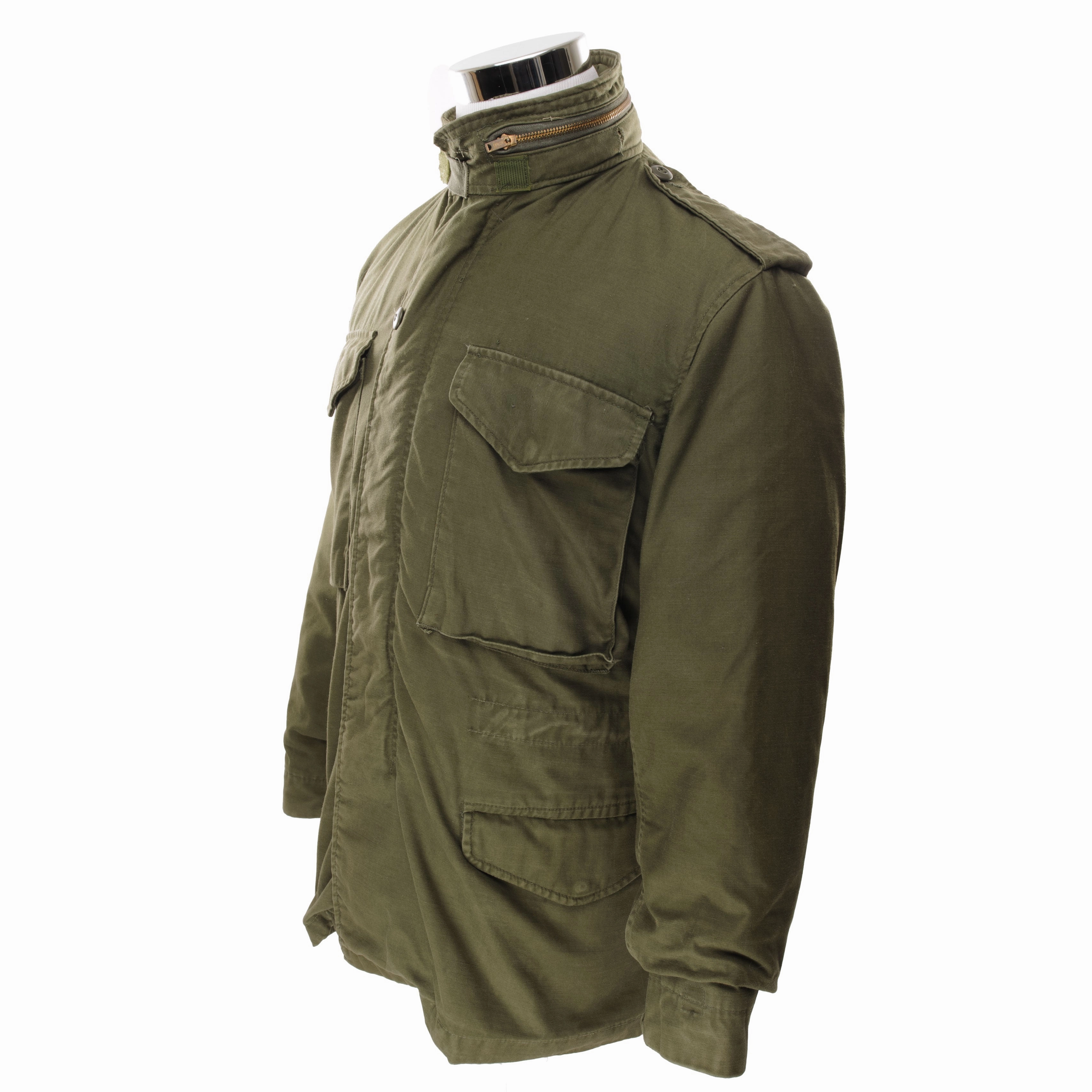 VINTAGE US ARMY M-1965 M65 FIELD JACKET 1981 SIZE SMALL REGULAR LaserCut Ventilation Zones