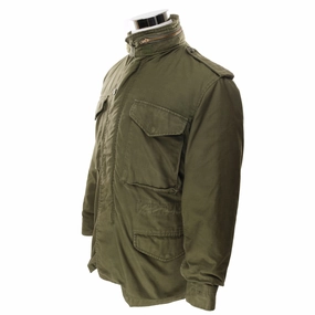 VINTAGE US ARMY M-1965 M65 FIELD JACKET 1981 SIZE SMALL REGULAR LaserCut Ventilation Zones