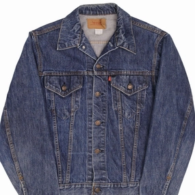 VINTAGE LEVIS DENIM JACKET TYPE 3 SINGLE STITCH 2 POCKETS SIZE 40 MADE IN USA Fitted Wear Stretch Fit